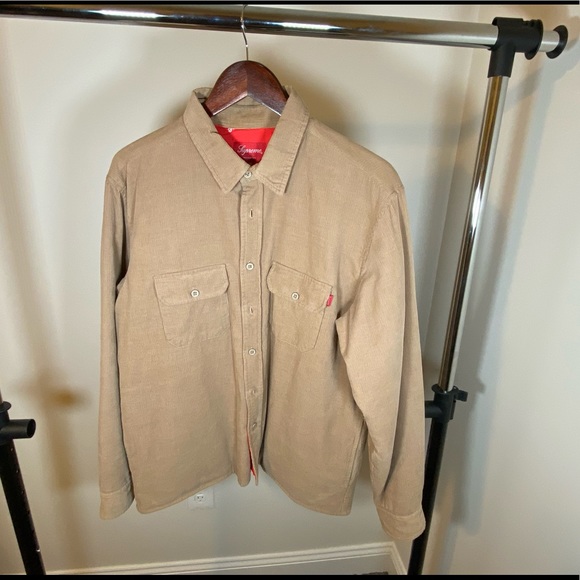 Supreme Corduroy Button Up Jacket - Picture 1 of 7